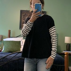 French Connection Striped Sweater size m